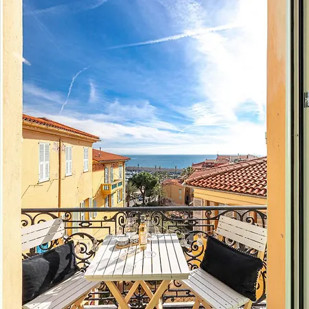 Le Brea, Elegant Appartement, Jolie Vue Apartmán Menton